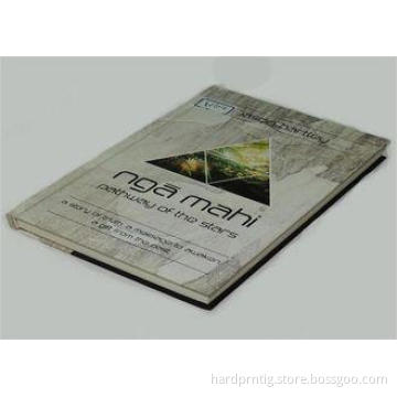 Glossy Paper A4 Hardcover Book Printing Services , Custom P